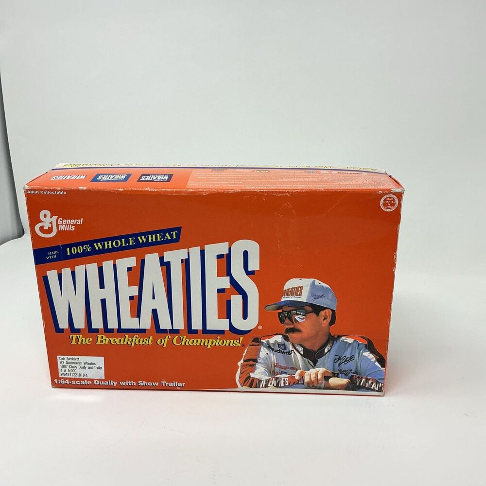 General Mills Dale Earnhardt Wheaties 1:24 Stock Car 1997 Limited Missing Car